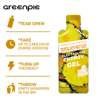 Gel énergétique électrolytique de marque privée-Supplément de nutrition sportive de qualité supérieure pour des performances améliorées