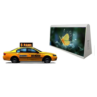 Écran LED publicitaire extérieur étanche en couleur pour toit de taxi avec support SDK pour affiches numériques, idéal pour les métros et centres commerciaux