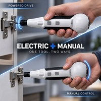 Nouvel ensemble de tournevis électrique 2026, batterie au lithium rechargeable, style pistolet, outil de perçage multifonctionnel compact pour bricolage domestique