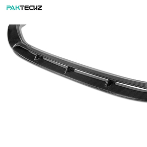 Paktechz Kit carrozzeria in fibra di carbonio a secco per paraurti anteriore Splitter per spellatore per Porsche 718 Cayman Boxster <span class=keywords><strong>982</strong></span> - Product Image 2