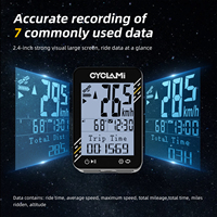 Compteur Vélo GPS Numérique CYCLAMI BKV-310 de 2,4 Pouces Étanche IPX7 ANT+ Chronomètre Vélo 9 Langues Compteur de Vitesse Sans Fil