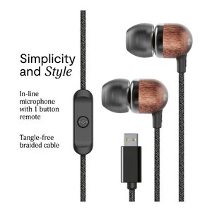 Auriculares con micrófono con cable SMILE JAMAICA USB C Signature negro EM JE042 SB - Product Image 2
