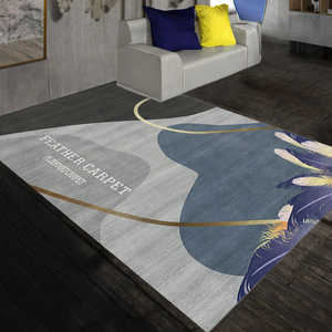 Alfombra de área de poliéster de alta calidad de lujo moderna alfombra antideslizante para sala de estar hecha a máquina por suministro de fábrica oraciones para el hogar - Product Image 3