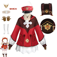 Costume de cosplay Klee complet avec chapeau, robe Lolita mignonne, perruque, sac à dos, cape pour adulte, tenue d'anime pour femme, Halloween, Genshin Impact