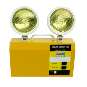 85-265V interior ABS cuerpo de plástico doble cabeza foco recargable LED luz de emergencia - Product Image 2