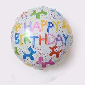 18 Inch Round Happy <strong>Birthday</strong> Mylar Balloon Assorted Styles BSCI Certified Factory - Product Image 5