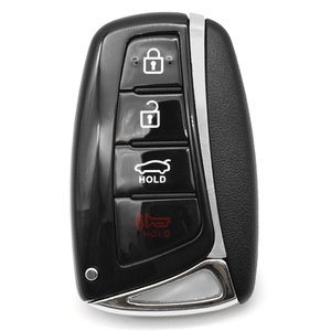 H-yundai 3 + 1 nút từ xa chìa khóa xe Vỏ Chìa Khóa trống trường hợp màu đen với logo với chìa khóa khẩn cấp - Product Image 3