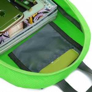 Bolsa de Ciclismo Plegable Ligera y Duradera, Mochila de Viaje Plegable con Logotipo Personalizado - Product Image 5