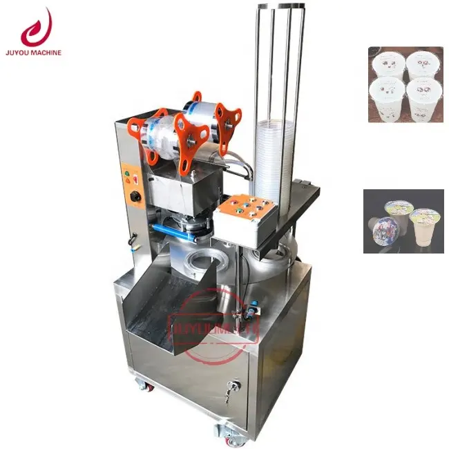 JUYOU Automatic Yogurt Pudding Ice Cream Water Jelly Cup Filling Sealing Machine