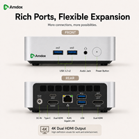 Mini PC AMD Ryzen 5 3500U, Mini Computadora de Cuatro Núcleos, DDR4, SSD, WiFi 6, BT 5.0, Windows 11, Doble HDMI, PC para Oficina y Negocios