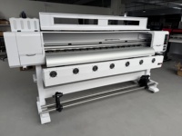 Imprimante numérique à solvant écologique pour bannières en vinyle, rouleaux de vinyle, cartes et étiquettes, tête Xp600/i3200, 1,9 m, blanche, pour publicité