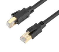 Cable de Red Ethernet Cat8 SFTP de 2000mhz con Conector RJ45, 150 pies, Cable de Comunicación