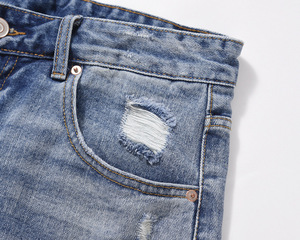 <span class=keywords><strong>Pantaloncini</strong></span> di jeans a vita alta nuovi calzini in Denim europei e americani <span class=keywords><strong>con</strong></span> la stessa grande distruzione - Product Image 5