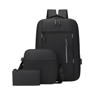 2026 Trending Laptop Backpack Set Oxford Material Zipper Closure Waterproof School Bag for Business College Travel-for Men Women