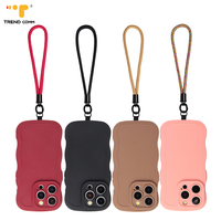 Personnalisé de haute qualité mignon PPM sangle de téléphone Anti-perte dragonne étui de téléphone portable décoratif fonction Logo personnalisé