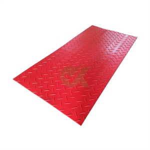Tapis de protection pour routes d'accès et sols de chantier, 4x8 pieds, 15 mm d'épaisseur, capacité de 80 tonnes, solution routière temporaire réutilisable - Product Image 2