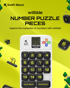 פיסות פאזל מספר אלקטרוני חדש חשיבה חינוכית לילדים מיקוד אימון פאזל הזזה צעצוע - Product Image 2
