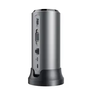 Shenzhen Pulwtop แท่นชาร์จแบตเตอรี่แล็ปท็อป12 in <span class=keywords><strong>1</strong></span>, ที่หนีบ USB ฮับแบบหลายพอร์ต5/10/12 in <span class=keywords><strong>1</strong></span> Type C 3.0ฮับ - Product Image 1