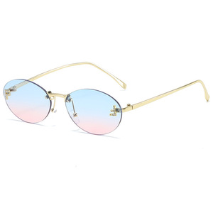 <span class=keywords><strong>Gafas</strong></span> de Sol Ovaladas con Diamantes, Modelo 9072, Protección UV400, Montura Completa, para <span class=keywords><strong>Mujer</strong></span>, Tendencia de Moda 2026, para Deportes al Aire Libre y Viajes - Product Image 5