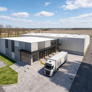Edificio Logístico Modular de Acero Estructural Resistente al Fuego, Almacén Prefabricado de Gran Envergadura - Product Image 1