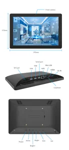 Oem Factory Wall Mounted 10.1 Inch Android 9.0 Quad Core Touch Screen Black Optional Poe Nfc Wifi Tablet