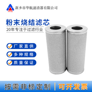 Elemento de filtro sinterizado de polvo de acero inoxidable 316L 30*70 equipo de Filtración Industrial microporoso 1um - Product Image 5