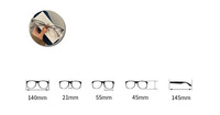 Montures de lunettes carrées à verres anti-lumière bleue avec logo personnalisé à la mode Lunettes noires pour hommes