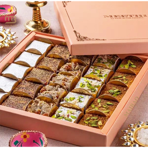 Custom Middle East Eid Gift Packaging Ramadan Kareem Box Luxury Ramadan Mubarak Gift Boxes Baklava <strong>Dates</strong> Packing Box for Sweets