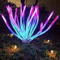 Momovalley LED artificielle corail lys plante étanche IP65 lueur ornement pour noël fée lumières danse LED fleur