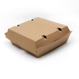 カスタムクラムシェル食品包装使い捨てクラフト紙食品グレードパッキングバーガーボックスバーガーフードボックス包装ハンバーガーボックス - Product Image 5