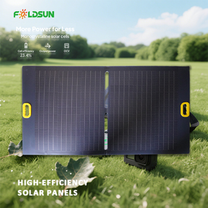Nuevo Kit de Panel Solar Plegable FOLDSUN de 120W con 2 Puertos USB, Salida de CC, 22% de Eficiencia, Ligero y Portátil - Product Image 3