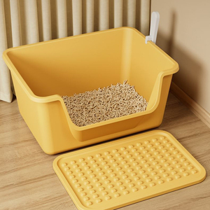 Extra-Large Semi-Enclosed Cat Litter <b>Box</b> - Jumbo Splash-Proof Maine Coon Cat Toilet <b>Drop</b>-Shipping - Product Image 5