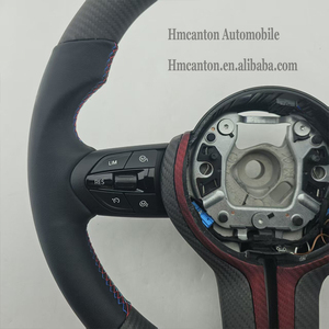 พวงมาลัยหุ้มหนังคาร์บอนไฟเบอร์แบบด้าน สำหรับรถยนต์ BMW ซีรีส์ 3 ซีรีส์ 5 รุ่น F10 F20 F30 F90 F01 F02 ลดราคาพิเศษ - Product Image 5