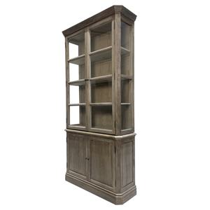 American Style Rural <b>Solid</b> <b>Wood</b> Office <b>Bookcase</b> Storage Cabinet Dining Cabinet - Product Image 2