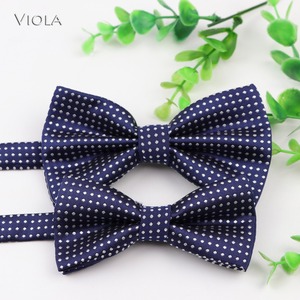 Conjunto de pajarita de lunares para padres e hijos, accesorios elegantes con diseño bonito para bodas y fiestas de mariposas - Product Image 3