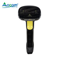 Lecteur de codes-barres portable filaire OCBS-LA15 avec fonction de détection automatique, lecteur laser avec support compatible avec Android