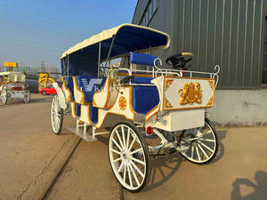 Vente en gros de calèche de mariage Cendrillon, chariot électrique, calèche royale, buggy, chariot à chevaux idéal pour le tourisme en Arabie Saoudite - Product Image 3