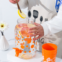 Distributeur d'eau et de jus en plastique avec robinet, directement de l'usine, pour bar, cuisine, extérieur
