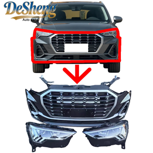 Prezzo all'ingrosso per Kit Paraurti Anteriore Audi <span class=keywords><strong>Q3</strong></span>, Paraurti Anteriore, Faro a LED, Griglia, Griglia Radiatore, Alette, Spoiler; Alta Compatibilità - Product Image 1