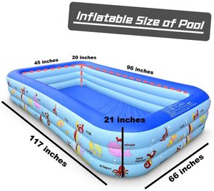 Kích thước đầy đủ PVC <span class=keywords><strong>Inflatable</strong></span> phòng chờ cho gia đình gia đình trẻ em-cho hồ bơi vườn sân sau trẻ em của hồ bơi - Product Image 3