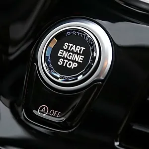 Autocollant de protection pour bouton de démarrage/arrêt du moteur style cristal, garniture intérieure pour Toyota, Barus, Lexus - Product Image 1