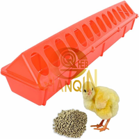 Qianqin Abreuvoir en plastique à 28 trous pour volailles, mangeoires pour animaux de ferme, 20 pouces, prix abordable, bonne qualité, usine chinoise, 50 cm de long