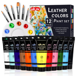 Cuero acrílico DIY zapatillas cuero <span class=keywords><strong>pintura</strong></span> pintada a mano Graffiti CAMBIO DE Color pigmento impermeable limpiador de cuero - Product Image 6