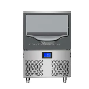 Pop Sales 100kg/24h Small CE Certified nugget granular Ice Maker Machine Irregular Snow Ice maker