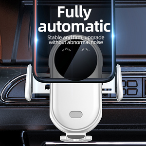 <span class=keywords><strong>Chargeur</strong></span> de voiture sans fil à verrouillage automatique infrarouge 15W, support de téléphone rapide pour tableau de bord, mains libres, universel pour iPhone - Product Image 5