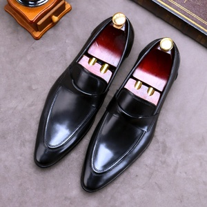 New Men's Business Casual Oxfords <b>Shoes</b> Thick Soled Cowhide Lining Cushioning <b>Height</b> <b>Increasing</b> Anti-Slippery Breathable - Product Image 5