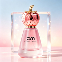 Fruitvormige parfumflesjesset, glazen lege parfumflesjes voor cosmetische verpakkingen