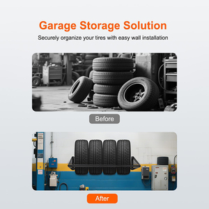 Estante Metálico de Pared para Neumáticos Mingtang, Resistente, para Almacenamiento de Neumáticos en Garaje - Product Image 5