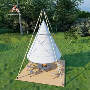 <span class=keywords><strong>Tenda</strong></span> Kawagebo Kamp da 3,5m, 5m da Esterno in Oxford per Glamping, <span class=keywords><strong>Tenda</strong></span> Piramidale Indiana a Lanterna in <span class=keywords><strong>Bambù</strong></span> Tipi Teepee, <span class=keywords><strong>Tenda</strong></span> da Campeggio di Lusso per Feste - Product Image 3
