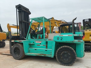 รถยกสำหรับงานคลังสินค้า ยี่ห้อมิตซูบิชิ รุ่น FD150 คุณภาพสูง ใช้แล้ว 15 ตัน เครื่องยนต์ดีเซลแท้ เสากระโดงสามระดับ - Product Image 5